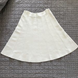 BCBG Knit White Skirt